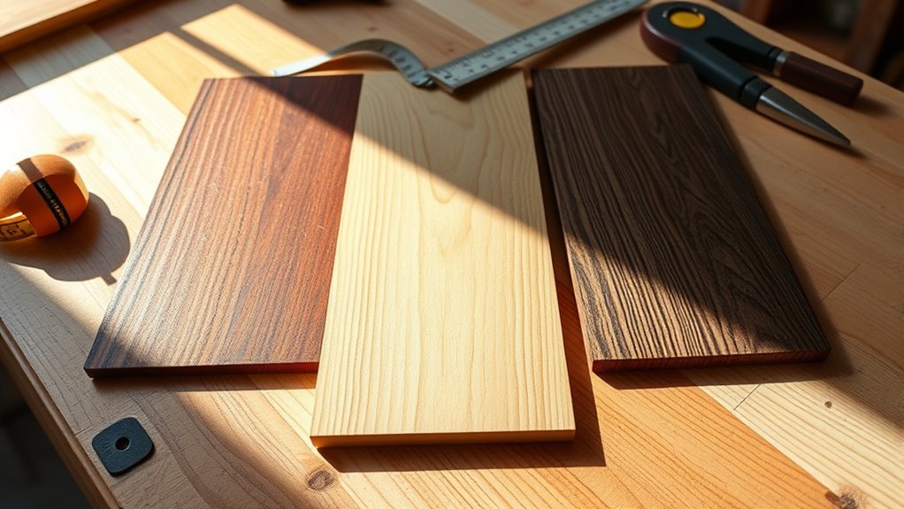 choosing suitable wood types