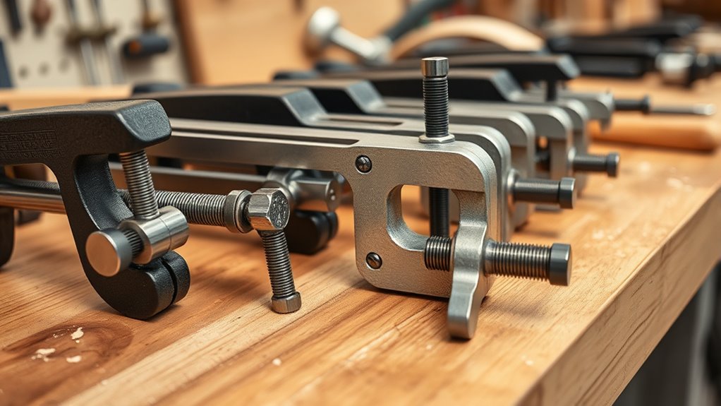 choosing the right woodworking clamps