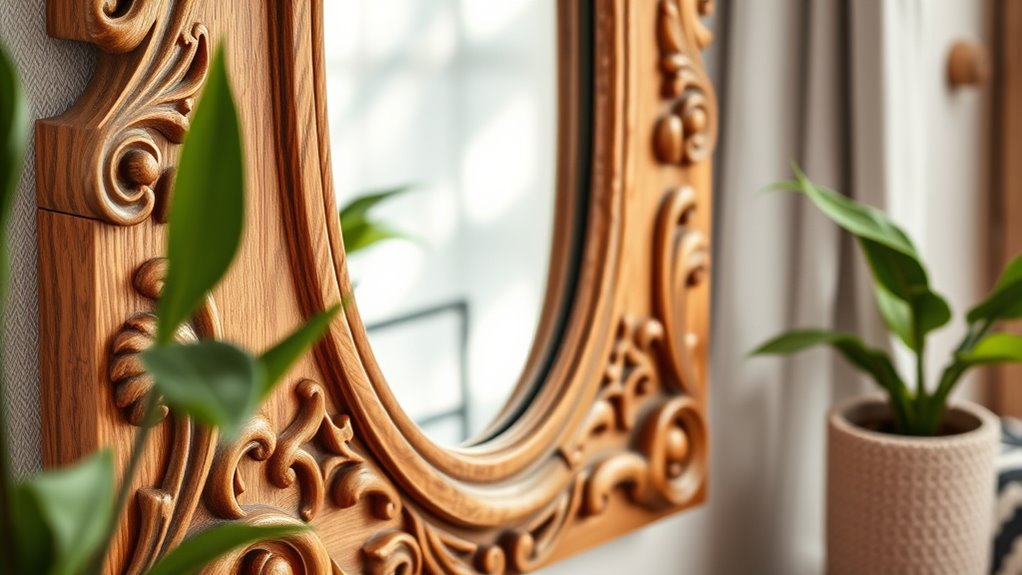 choosing wooden mirror frames