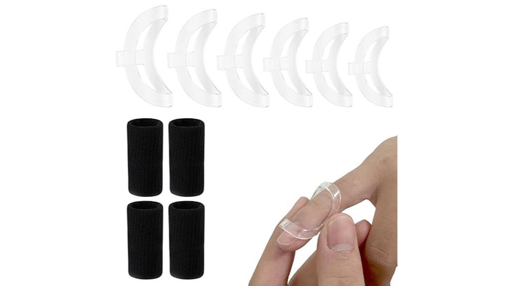 clear oval finger splints