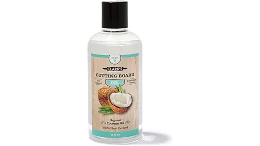 coconut oil for cutting boards