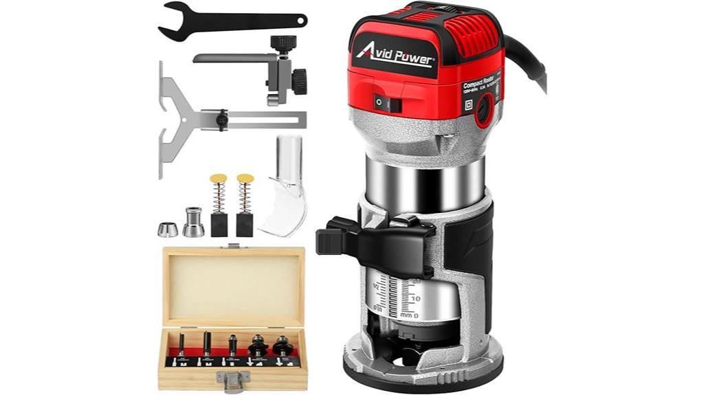 compact 6 5 amp wood router