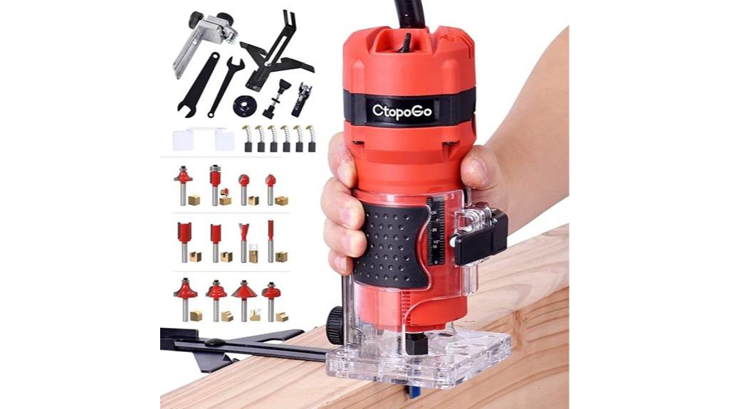 compact 800w palm router