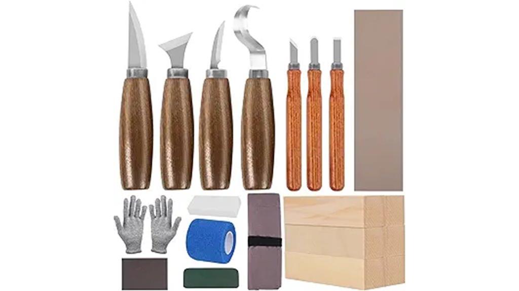 complete 26 piece carving set