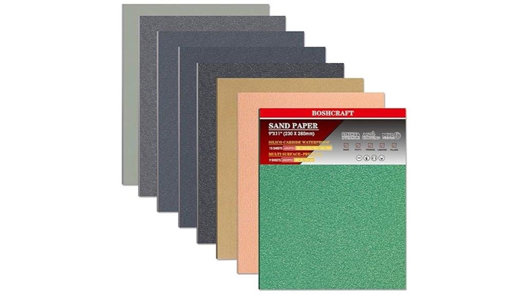 complete sandpaper sheet set