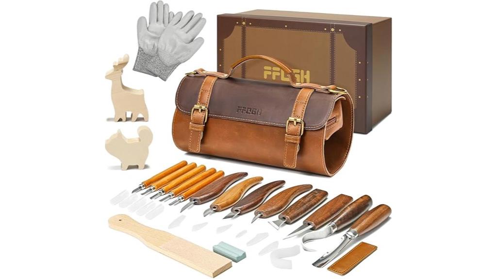 complete wood carving set