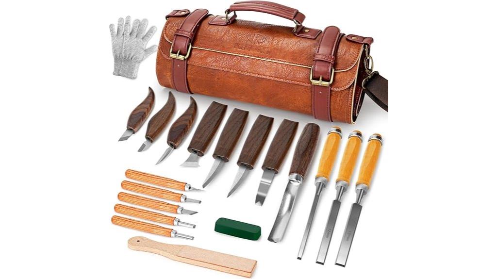 complete wood carving set