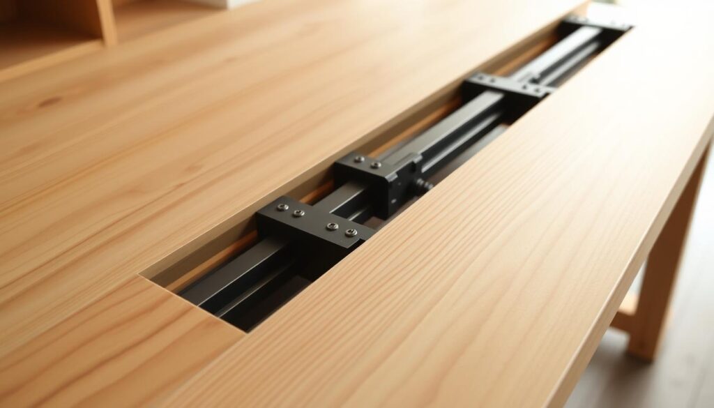 components of sliding tables