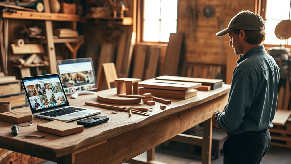 consistent engaging social media presence