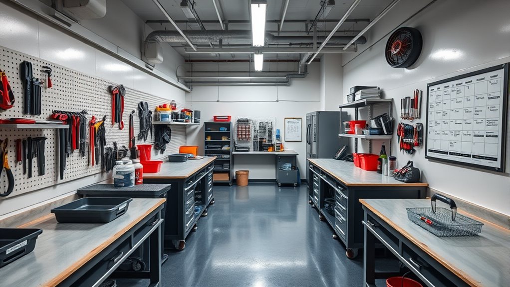 consistent equipment maintenance routine