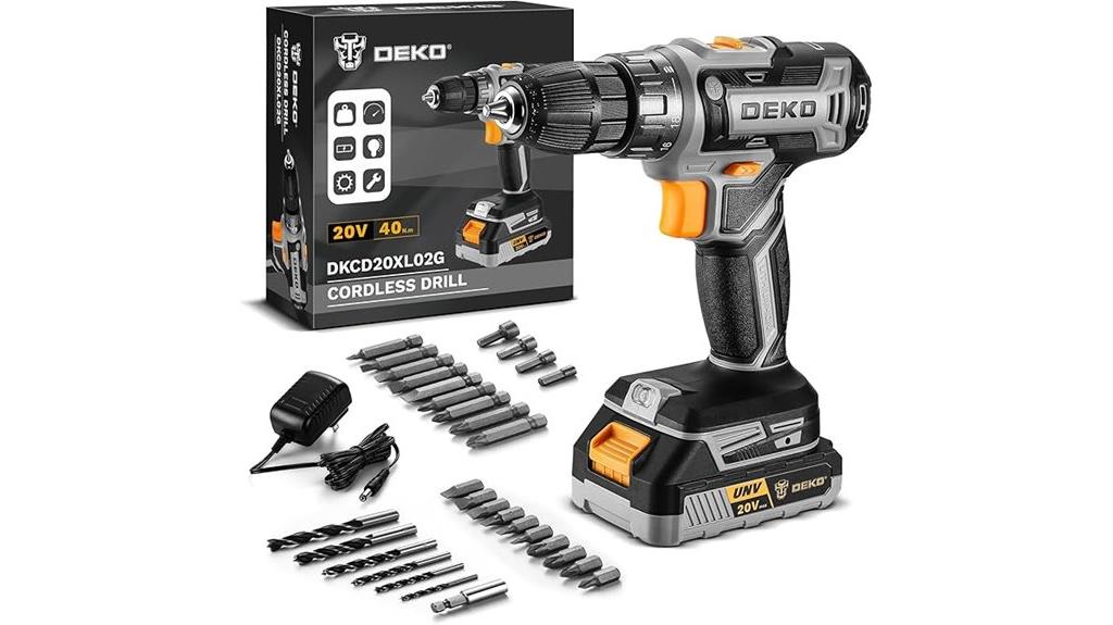 cordless 20v power drill