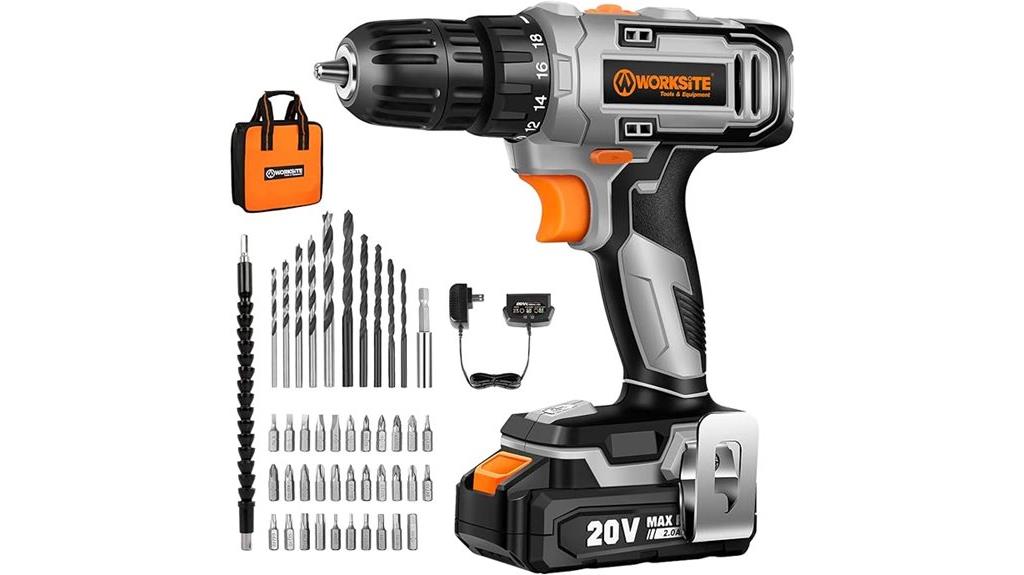 cordless drill with accessories