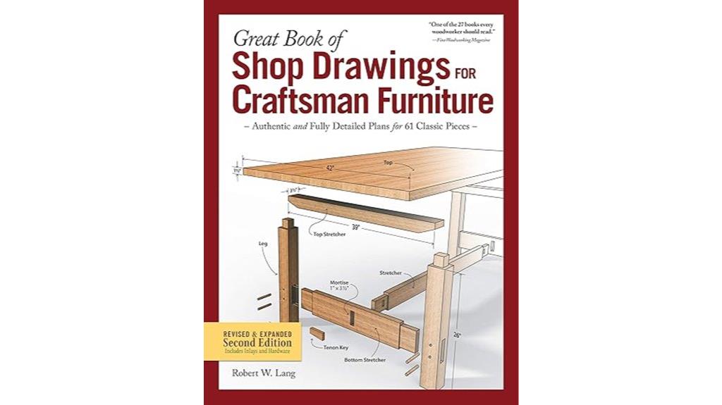 craftsman furniture shop drawings