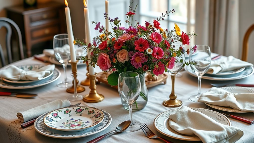 create visually appealing table settings