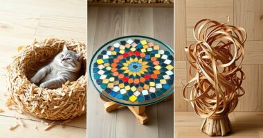 creative wood shavings applications