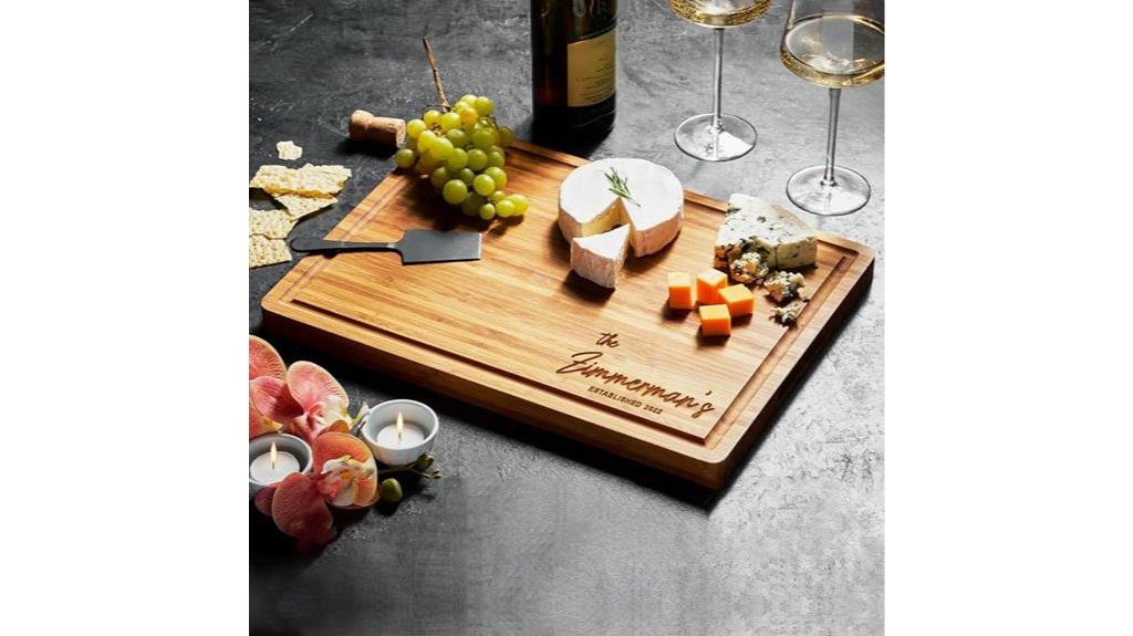 custom wedding gift cutting board