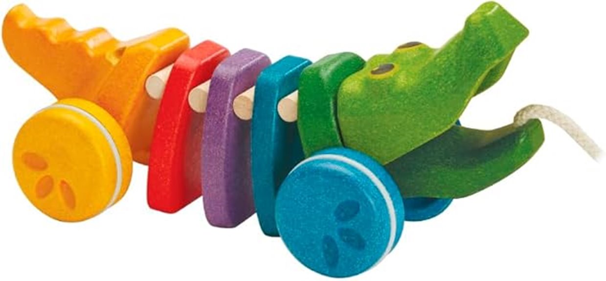 dancing gator push toy