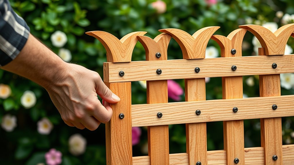 decorative garden support structures