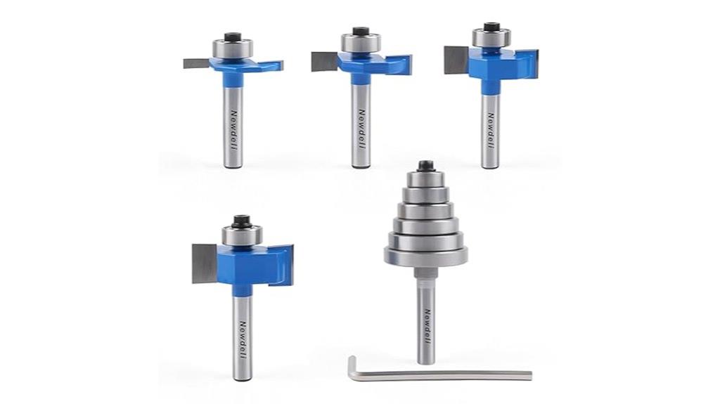 deli rabbet router set