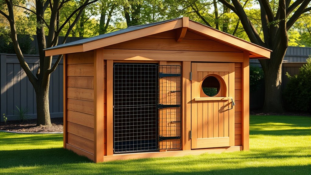 designing secure dog kennels