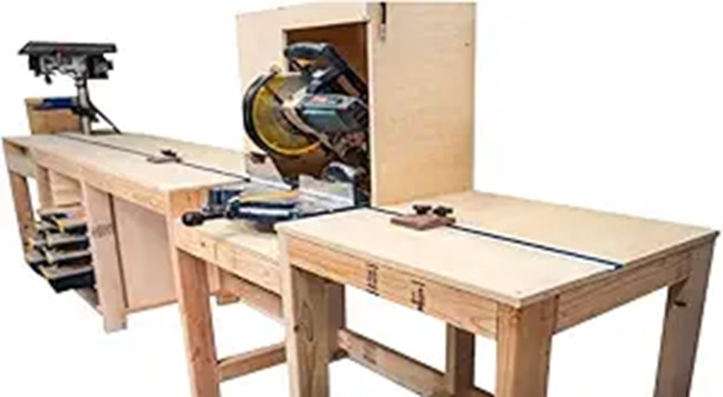 diy miter saw storage