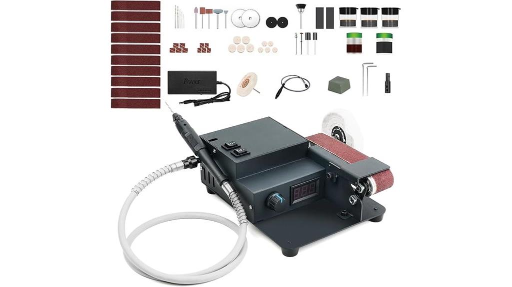 dual motor belt sander