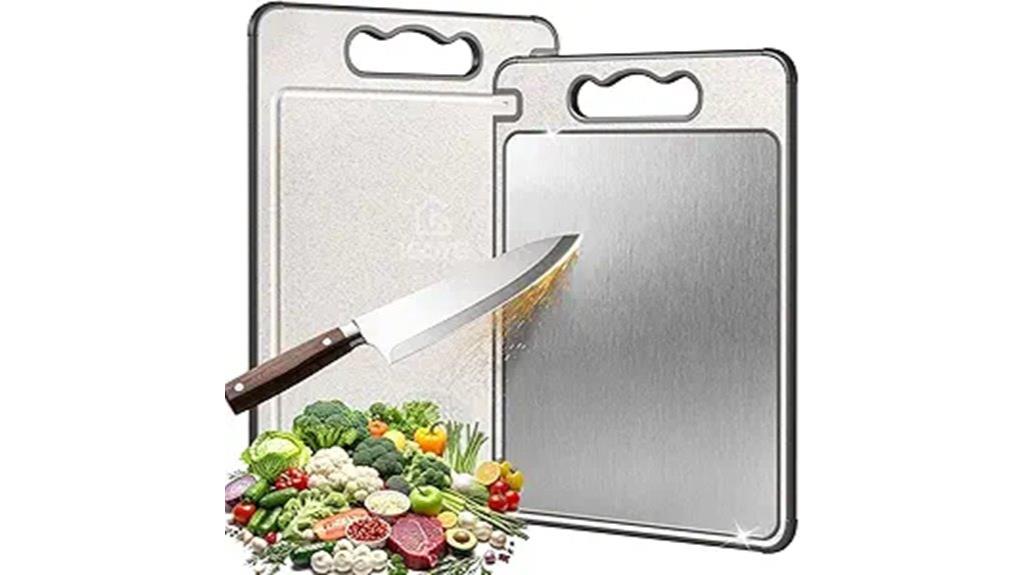 durable titanium kitchen board