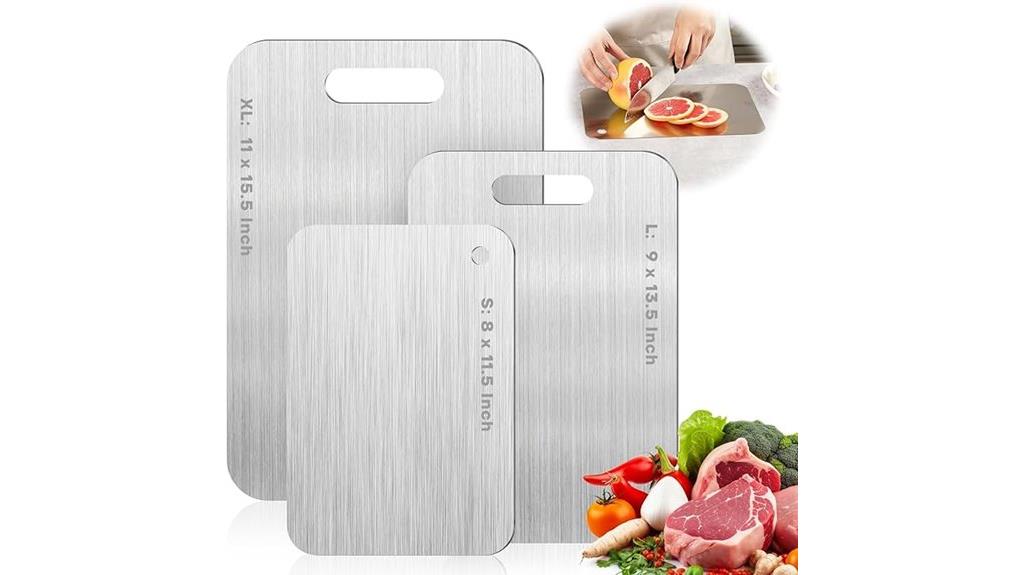 durable titanium kitchen set