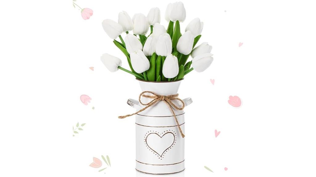 easter tulip centerpiece set