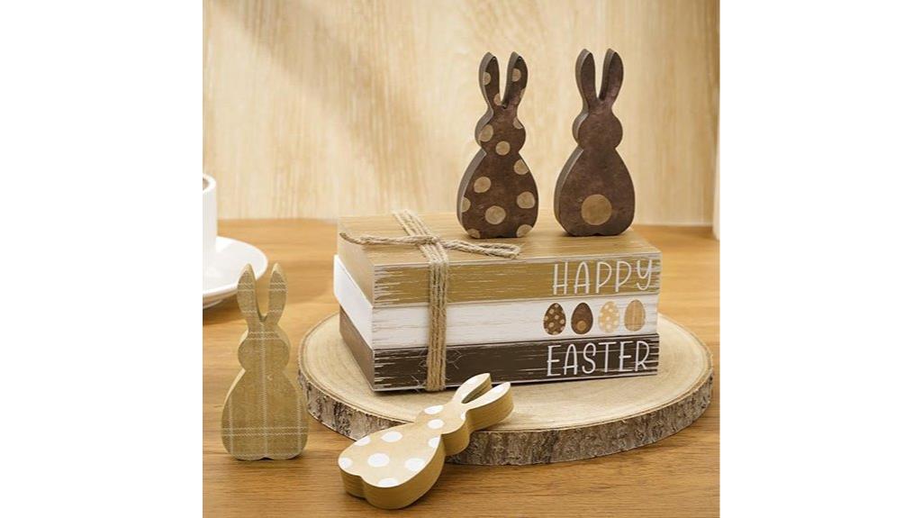 easter wooden tiered decor