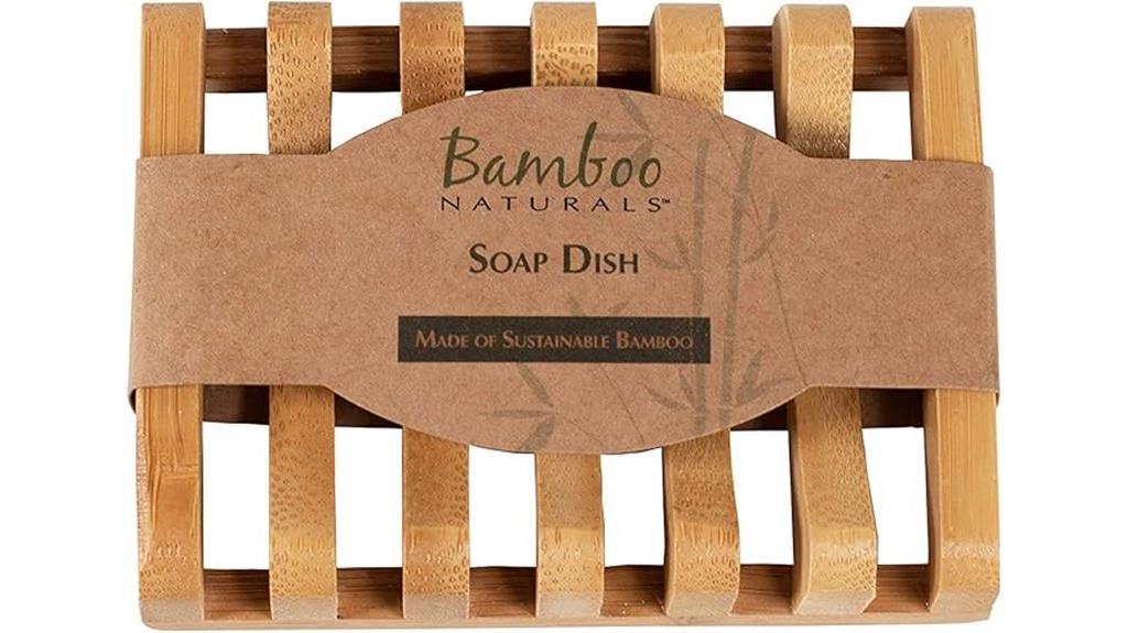 eco friendly bamboo soap holder