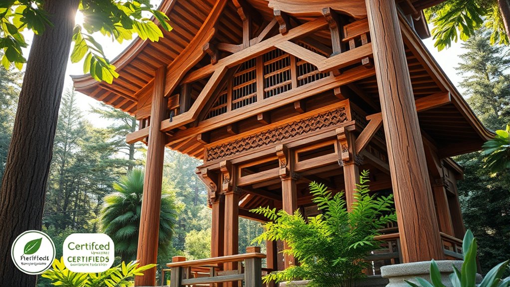 eco friendly certified wooden structures