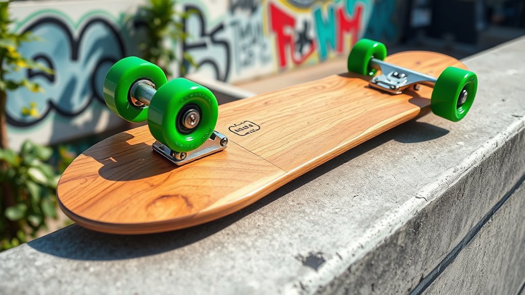 eco friendly wooden skateboards