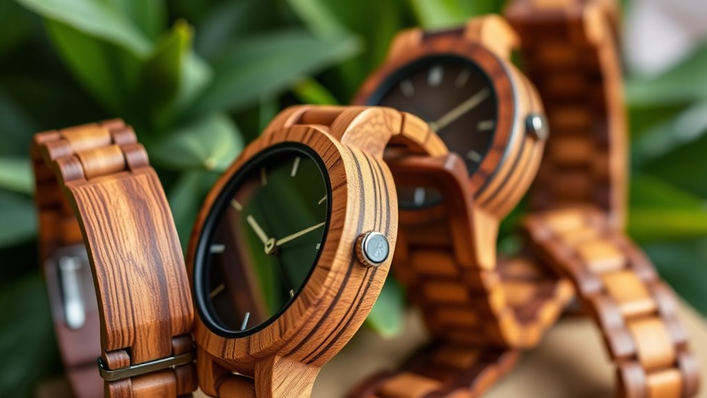eco friendly wooden timepieces