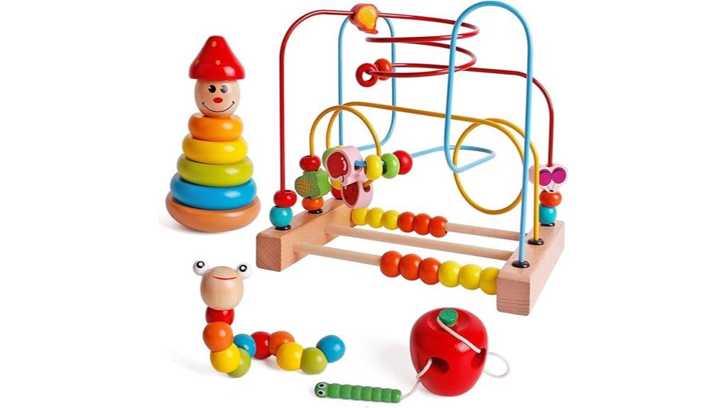 educational bead maze toy