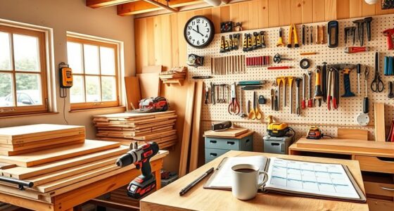efficient woodworking project scheduling