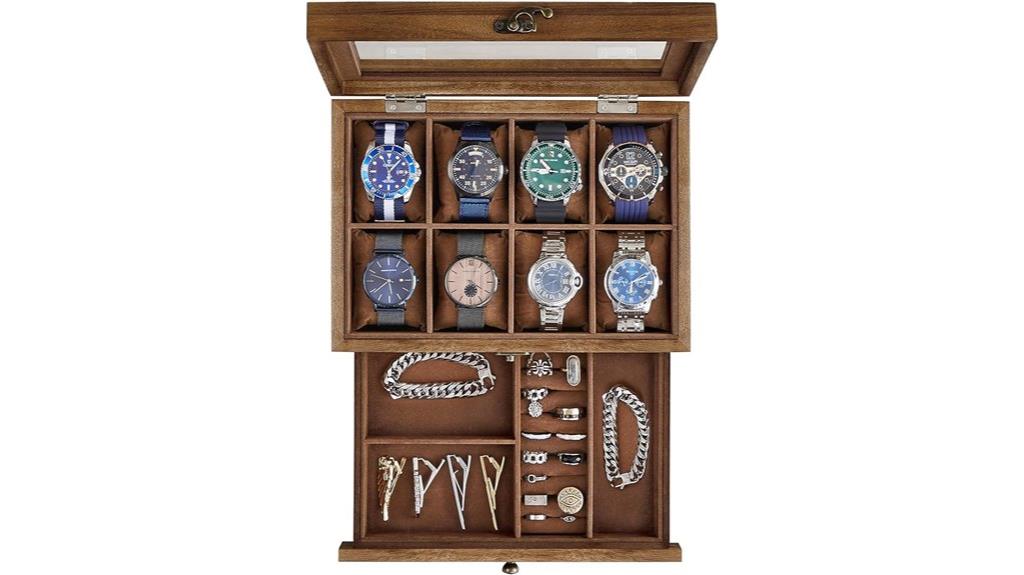 eight slot watch display