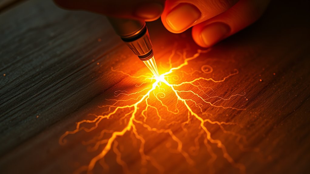 electrically controlled lightning patterns