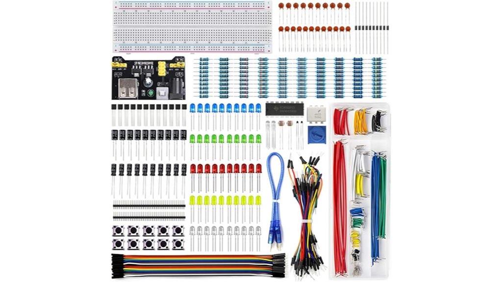 electronics kit with power
