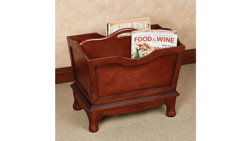 elegant lyndhurst magazine holder