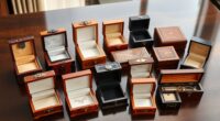 elegant wooden jewelry storage