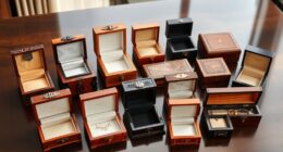 elegant wooden jewelry storage