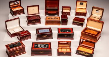 elegant wooden jewelry storage