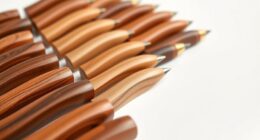 elegant wooden pen organizers