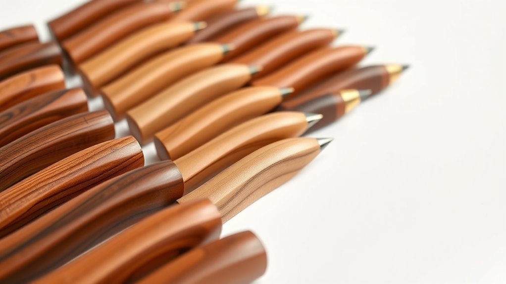 elegant wooden pen organizers