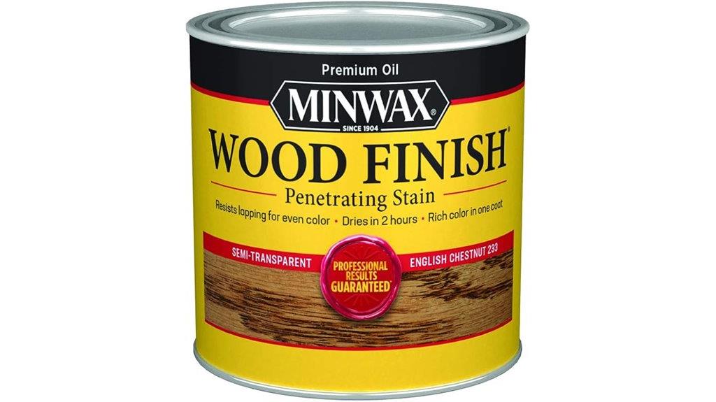 english chestnut wood stain