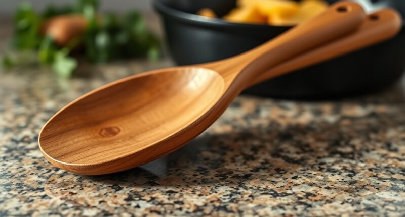 enhance cooking with wooden utensils