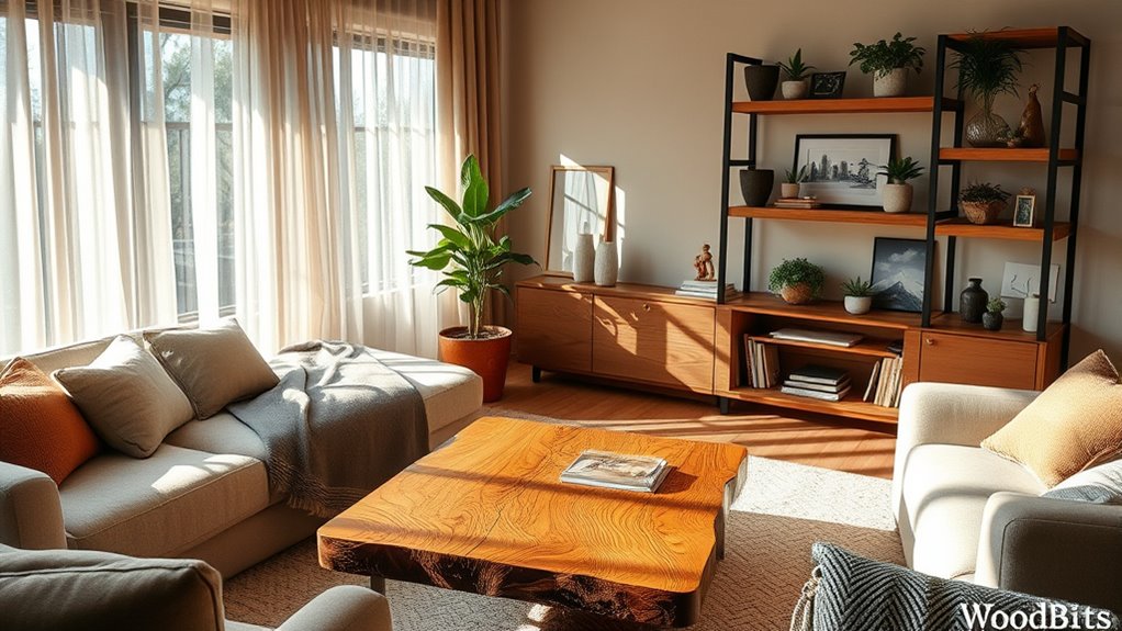 enhance home with wooden accessories
