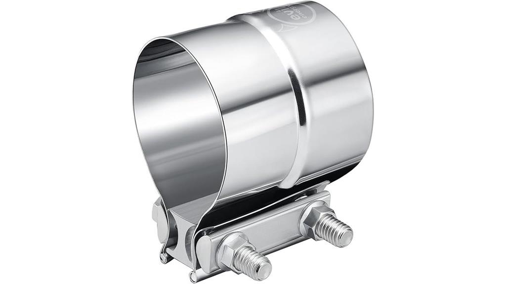 exhaust clamp for pipes