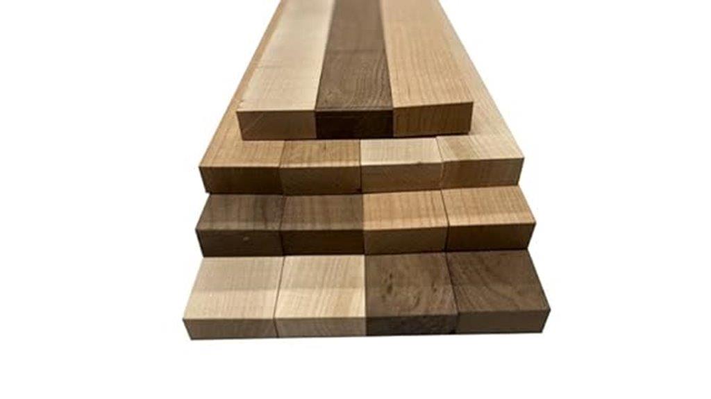 exotic wood cutting set